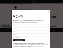 Tablet Screenshot of ethicalfashionshowberlin.com